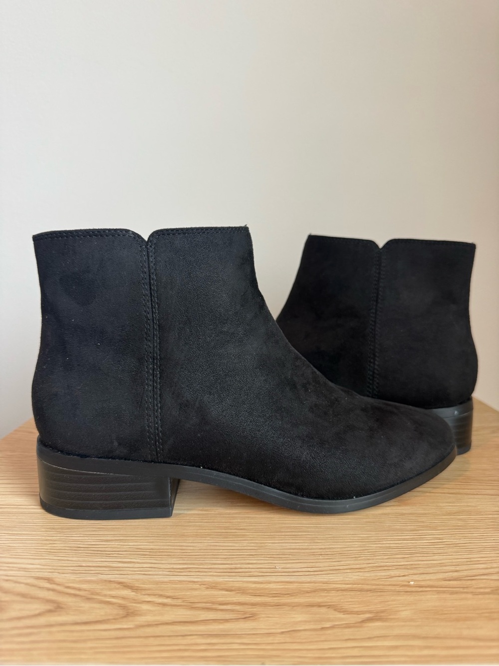 J. Crew Black Suede Ankle Boots